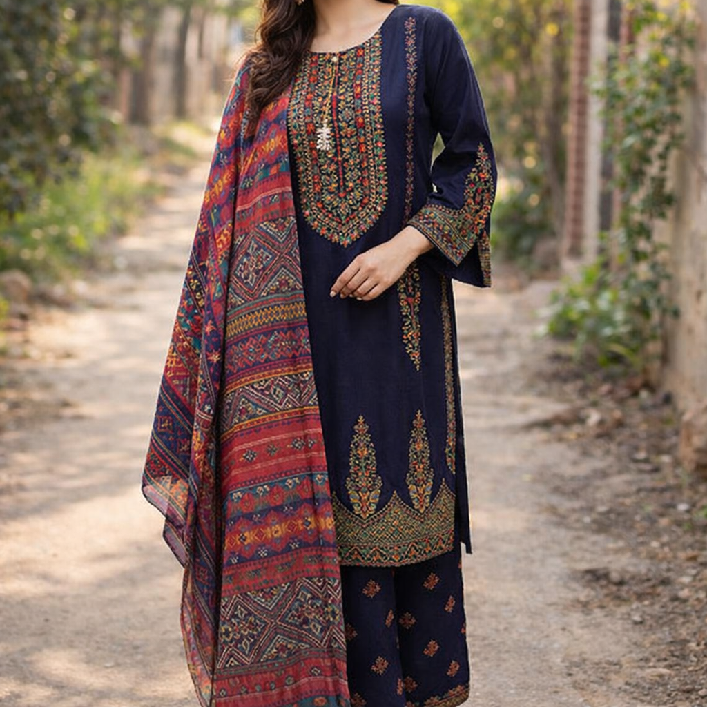 Raina Emb 3 Piece