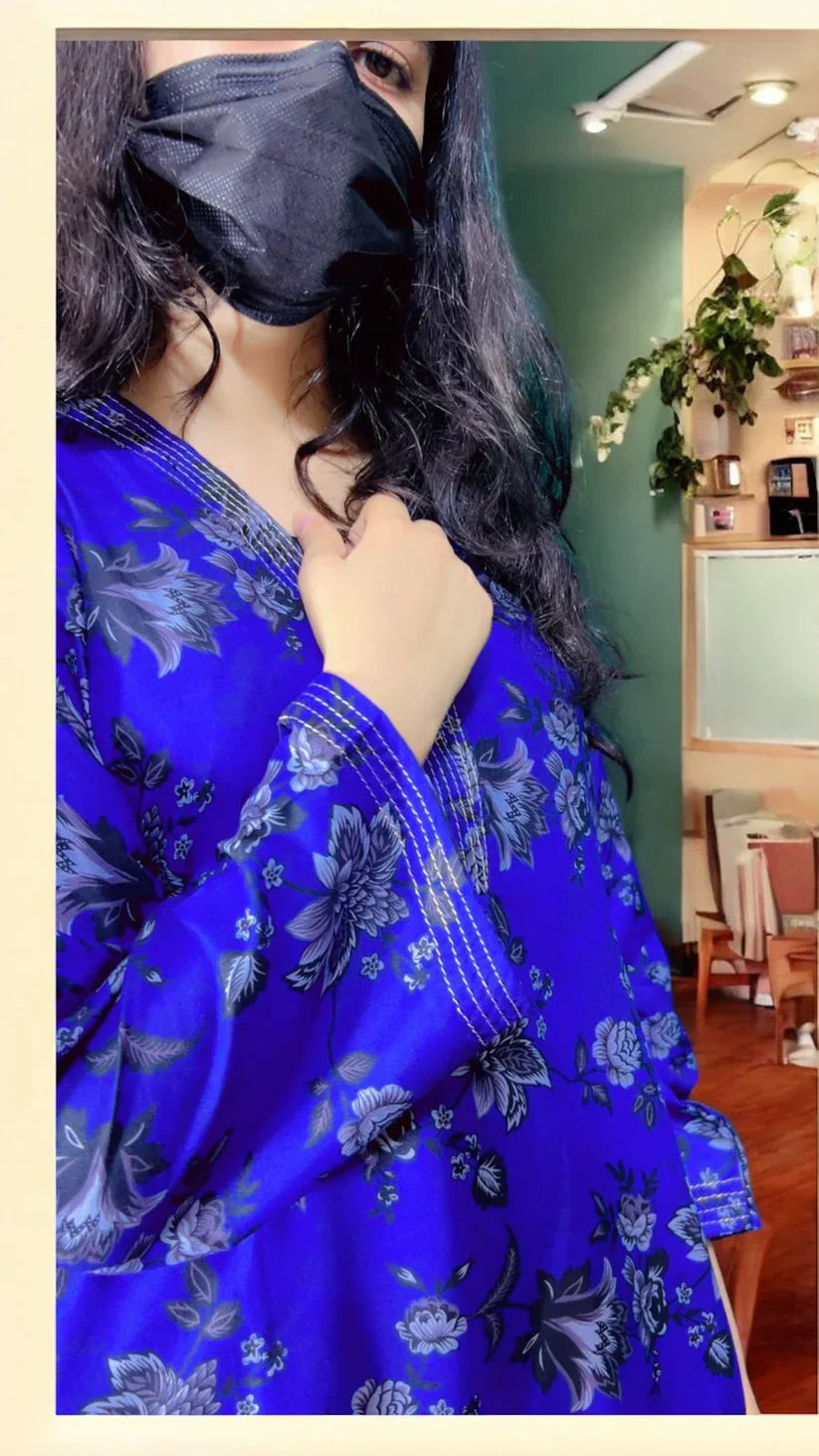 Seerat digital print Stitched 2 Piece suit long length pocket style