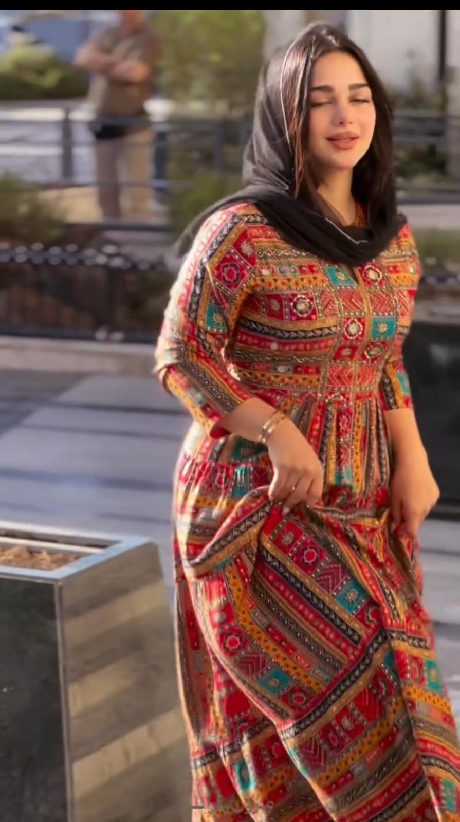 Hassena Long Length Frock STITCHED FOR GIRLS