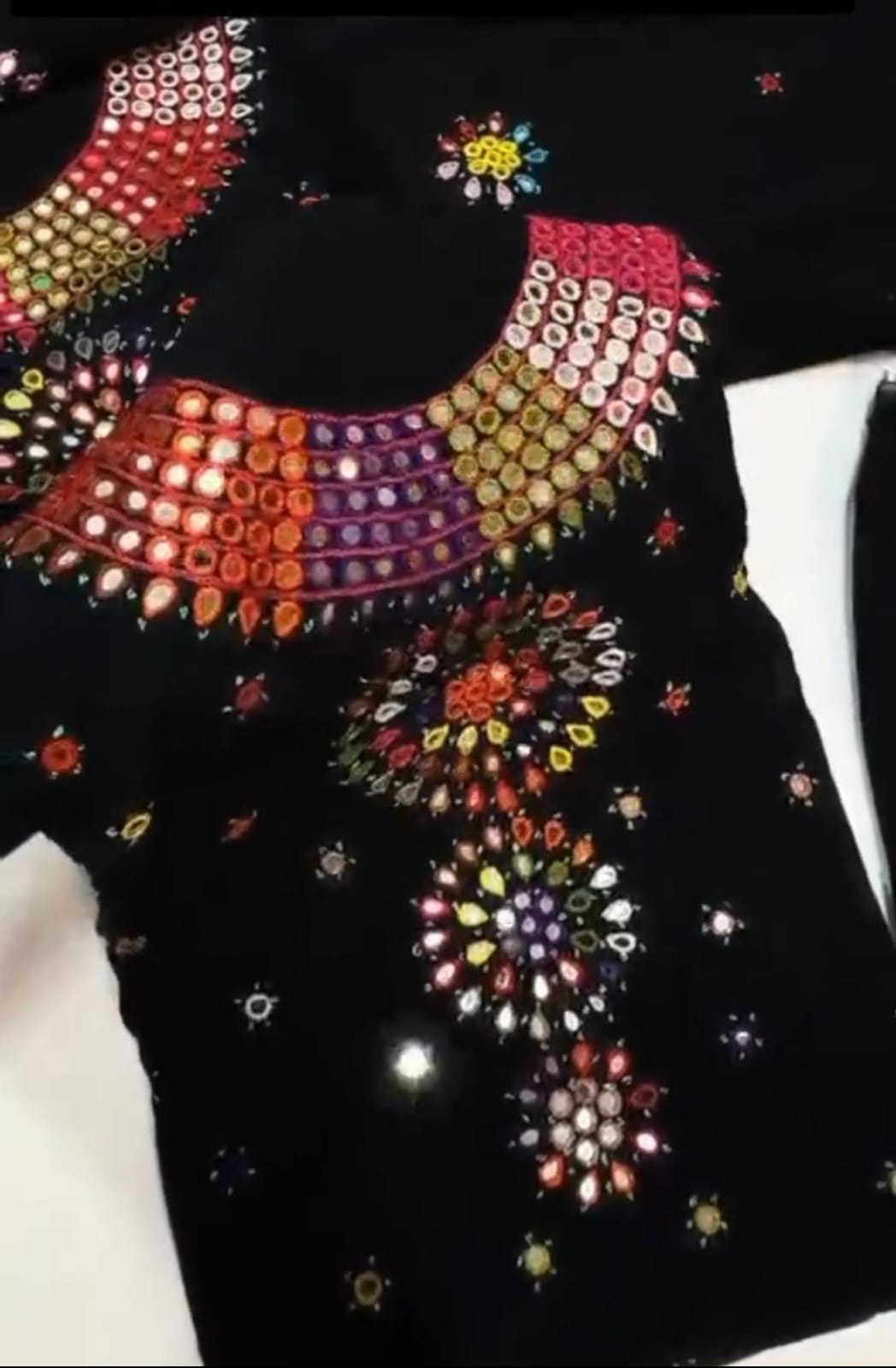 Multi Embroidery 9MM  3Pc Unstitched