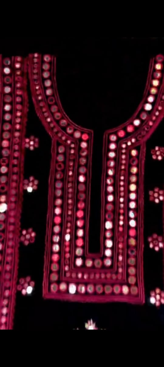 Blochi Embroidery 9mm 3Pc Unstitched