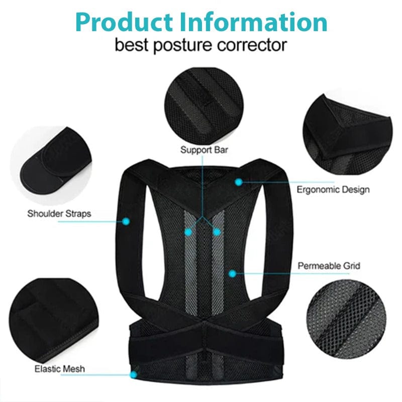 Adjustable Posture Back Belt Female And Male