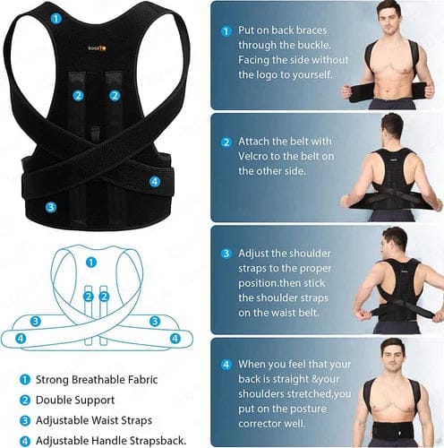 Adjustable Posture Back Belt Female And Male