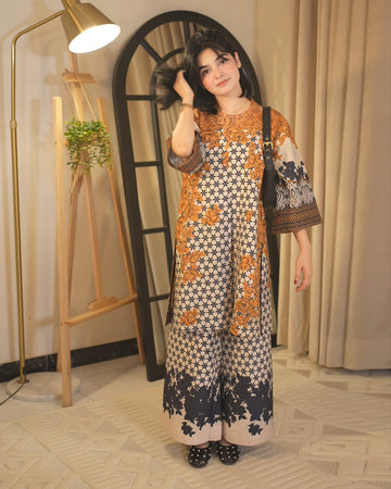 Aswa 2 Piece Stitched Printed
